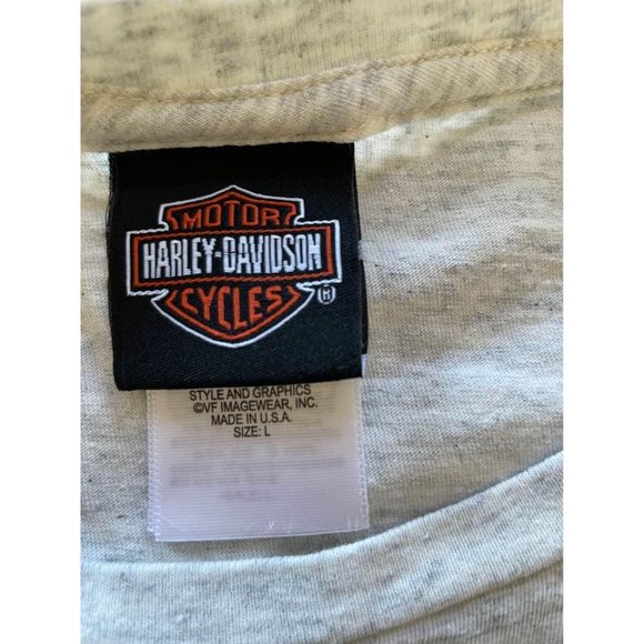 Harley-Davidson Women's Long Sleeve T-Shirt - Gray, Size L - Picture 2 of 2